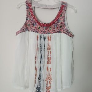 Akemi + Kin Embroidered Top